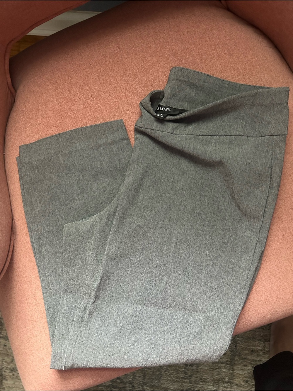 Alfani Heather Gray Career Capris